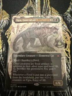Ygra, Eater of All (Borderless) Bloomburrow Regular - Image 1