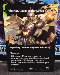magic the gathering - Felothar, Dawn of the Abzan - Legendary Creature - Rare - Image 1