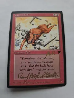 Raging Bull ARTIST PROOF Randy Asplund-Faith Legends Magic the Gathering - Image 1