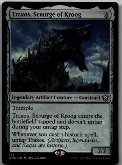 Traxos, Scourge of Kroog R Commander: Dominaria United 195 LP - Image 1