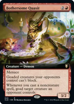 Bothersome Quasit (Extended Art) Commander Legends: Battle for Baldur's Gate PLD - Image 1