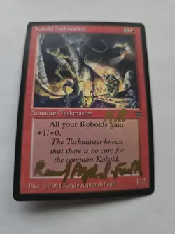 Kobold Taskmaster ARTIST PROOF Randy Asplund-Faith Legends Magic the Gathering - Image 1