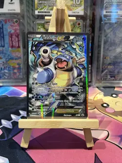 Pokemon TCG: Blastoise EX XY122 XY Black Star Promo Full Art - Image 1