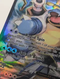 Pokemon TCG Blastoise EX XY122 XY Black Star Promo Good Condition - LP - Image 3