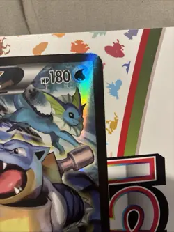 Blastoise EX Card 2016 XY122 Jumbo Black Star Promo Pokemon TCG. - Image 3