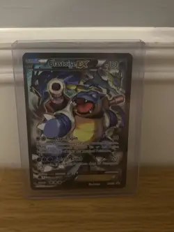 Blastoise EX XY122 Black Star Promo Full Art Holo Rare 2016 Pokemon Card - Image 1