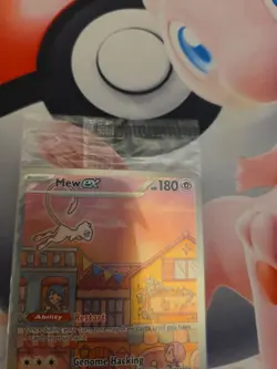 Pokemon Mew EX 053 SVP Scarlet Violet Promo Holo Card English, 151 Series - Image 3
