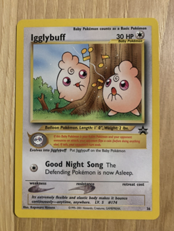 Pokemon - Igglybuff Black Star Promo # 36 NM - Image 1