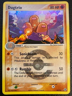 Pokemon TCG - Dugtrio 22/112 EX Fire Red & Leaf Green (2004) - Reverse Holo - LP - Image 1