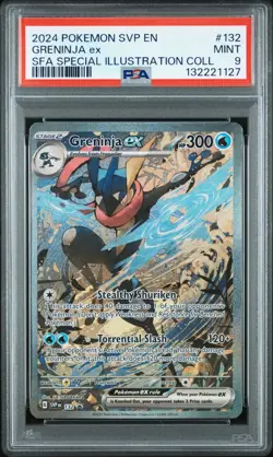 2024 Pokemon SVP En Greninja Ex SFA Special Illustration Collection #132 PSA 9 - Image 1
