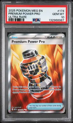 2025 POKEMON MEG EN-MEGA EVOLUTION ULTRA RARE #174 PREMIUM POWER PRO PSA 10 - Image 1