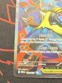 160/132 Mega Lucario ex Pokemon ME Mega Evolution Holo English Near Mint - Image 5