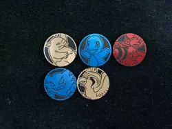 Pokemon Drowzee Blastoise Scizor Gengar Ho-Oh Coin Computer Storage Lot*6 BF59 - Image 1
