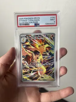 2025 Pokemon DRI EN- Destined Rivals #190/182 Ethan’s Typhlosion PSA 9 - Image 1