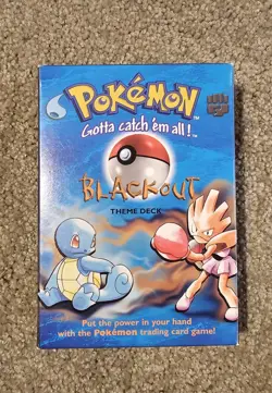 Pokemon Base Set Theme Deck Set Blackout, Brushfire, Overgrowth, Zap! ONLY BOXES - Image 2