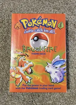 Pokemon Base Set Theme Deck Set Blackout, Brushfire, Overgrowth, Zap! ONLY BOXES - Image 4