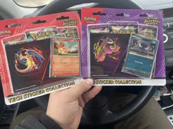 Pokemon Ascended Heroes Tech Sticker Collection Set Of Two - Factory Sealed! - Image 1