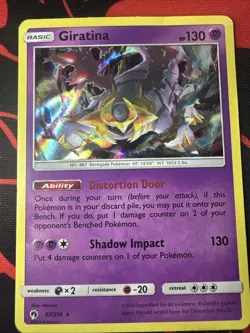 Giratina 97/214 RARE Holo Pokemon TCG: Sm-Lost Thunder Holo - Image 1
