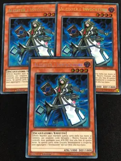 Yugioh Aleister the Invoker SHVA-IT040 1st Secret x3 (NM) Italian - Image 1