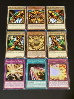 Exodia Full 5 Piece Set + Incarnate + Obliterate!!! + Blaze + Rage | YuGiOh! - Image 1