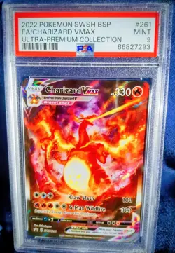 Pokemon 2022 Charizard VMAX SWSH261 Charizard Ultra Premium Collection PSA 9 - Image 1