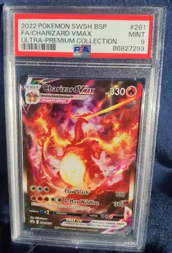 Pokemon 2022 Charizard VMAX SWSH261 Charizard Ultra Premium Collection PSA 9 - Image 3
