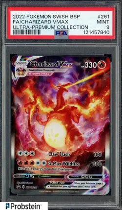 2022 Pokemon BSP SWSH261 SWSH Ultra Premium Collection #261 Charizard Vmax PSA 9 - Image 1