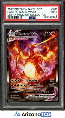 Pokemon 2022 Charizard VMAX SWSH261 Charizard Ultra Premium Collection PSA 9 - Image 1