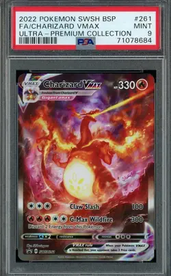 2024 Pokemon Ultra Premium Collection BSP SWSH261 CHARIZARD VMAX PSA 9 Mint - Image 1