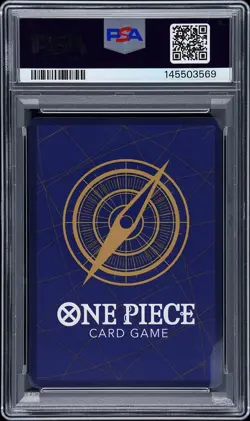 2025 ONE PIECE JAPANESE RED MANGA ALTERNATE ART OP13-118 MONKEY D. LUFFY PSA 10 - Image 2