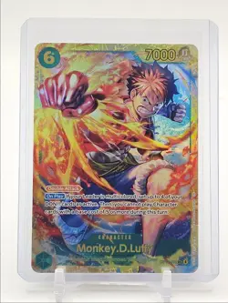MONKEY D. LUFFY 2025 ONE PIECE CARRYING WILL SECRET RARE E #OP13-118 Q0646 - Image 1