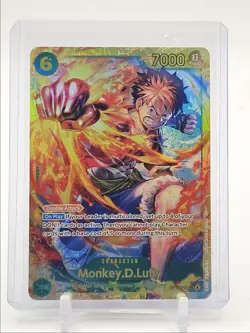MONKEY D. LUFFY 2025 ONE PIECE CARRYING WILL SECRET RARE D #OP13-118 Q0646 - Image 1
