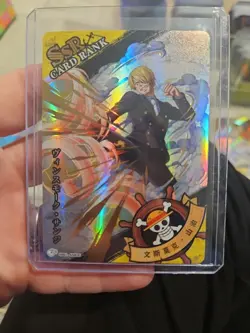 One Piece Treasure Chest Set Anime Trading Foil Holo SSR Vinsmoke Sanji SSR05 - Image 1