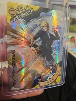 One Piece Treasure Chest Set Anime Trading Foil Holo SSR Vinsmoke Sanji SSR05 - Image 2
