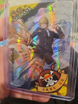 One Piece Treasure Chest Set Anime Trading Foil Holo SSR Vinsmoke Sanji SSR05 - Image 3