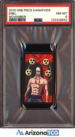 One Piece 2010 Enel November One Piece Hanafuda PSA 8 - Image 1