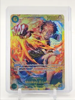 MONKEY D. LUFFY 2025 ONE PIECE CARRYING WILL SECRET RARE A #OP13-118 Q0646 - Image 1