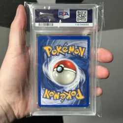 1999 POKEMON BASE SET UNLIMITED #11 NIDOKING-HOLO PSA 8 - Image 2
