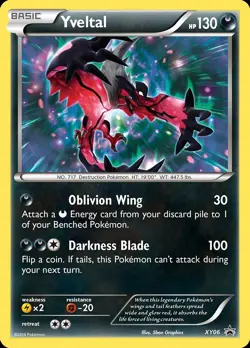 Pokemon Yveltal (XY06/211) XY Black Star Promos MP HOLO - Image 1