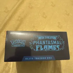 Pokemon tcg Mega Evolutions Phantasmal Flames elite trainer box ETB Sealed Box - Image 2
