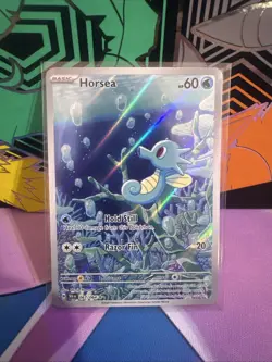 Horsea 067/064 Sv: Shrouded Fable Holo Illustration Rare Pokemon TCG NM - Image 3