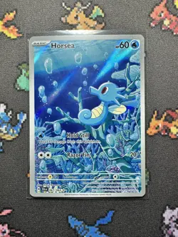 Horsea 067/064 Sv: Shrouded Fable Holo Illustration Rare Pokemon TCG - Image 1