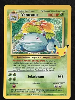 Pokemon Venusaur Holo - Celebrations Classic Collection - 15/102 LP - Image 1