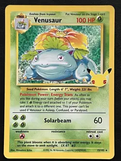 Pokemon Venusaur Holo - Celebrations Classic Collection - 15/102 NM5 - Image 1