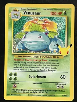 Pokemon Venusaur Holo - Celebrations Classic Collection - 15/102 NM4 - Image 1