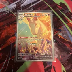 Pokemon TCG NM Rapidash 189/182 Sv10: Destined Rivals Holo Rare Illustration - Image 1