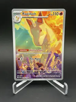 Pokemon TCG Rapidash 189/182 Sv10: Destined Rivals Holo Illustration Rare Full - Image 1