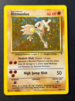 Hitmonlee 13/110 Holo Legendary Collection Pokemon Card LP - Image 1