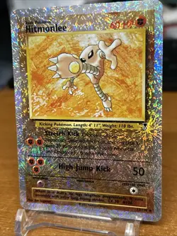 Pokemon TCG Hitmonlee Legendary Collection (#13/110) Unlimited Reverse Holo Rare - Image 2