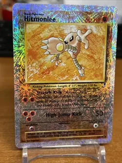 Pokemon TCG Hitmonlee Legendary Collection (#13/110) Unlimited Reverse Holo Rare - Image 3